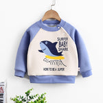 Pull en coton avec animaux adorables pour petits garçons