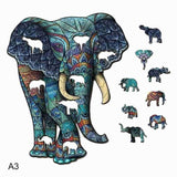 Puzzle en bois animaux