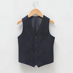 gilet costume enfant noir