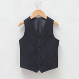 gilet costume enfant noir