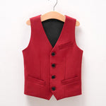 gilet costume enfant rouge