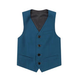 gilet costume enfant bleu