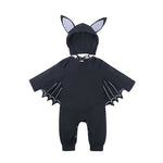 Costume chauve-souris noir d’halloween pour bébé