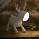 Lampe LED en forme de cerf, Rechargeable par USB