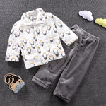 Pyjama enfant chaud et mignon motif pingouin