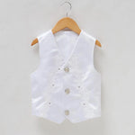 gilet costume enfant BLANC