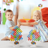 Jeu d’équilibre avec pièces à empiler pour garçon