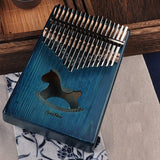 PIANO A POUCE KALIMBA BLEU